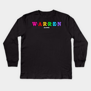 Warren - Guard Kids Long Sleeve T-Shirt